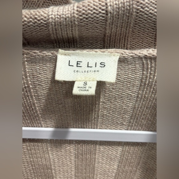 Ribbed Tan Collared Sweater - Picture 3 of 4